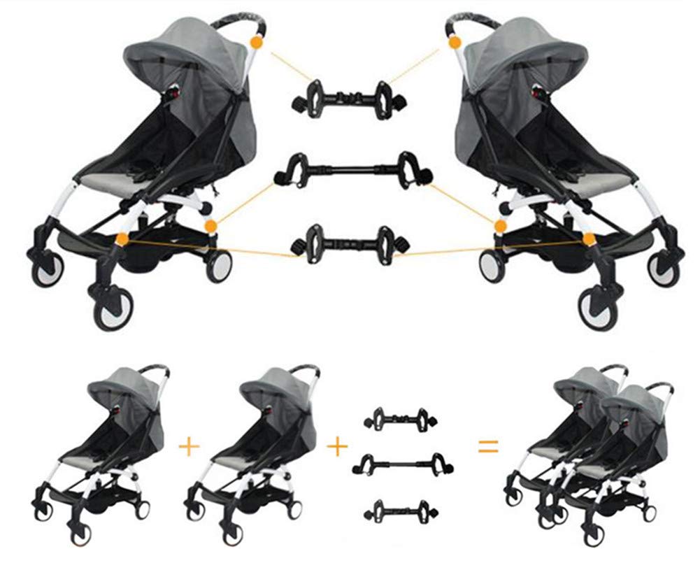 Twin Stroller Connector For Baby Universal Fits Umbrella Strollers Babyzen Yoyo Yoya Etc.. Turns Two Single Strollers Into A Dou