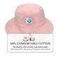 Baby Sun Hat Smiling Face Upf 50+ Beach Toddler Bucket Hat For Baby Boys And Girls, Toddler Kids Wide Brim Sun Hats Cap (Us, Age