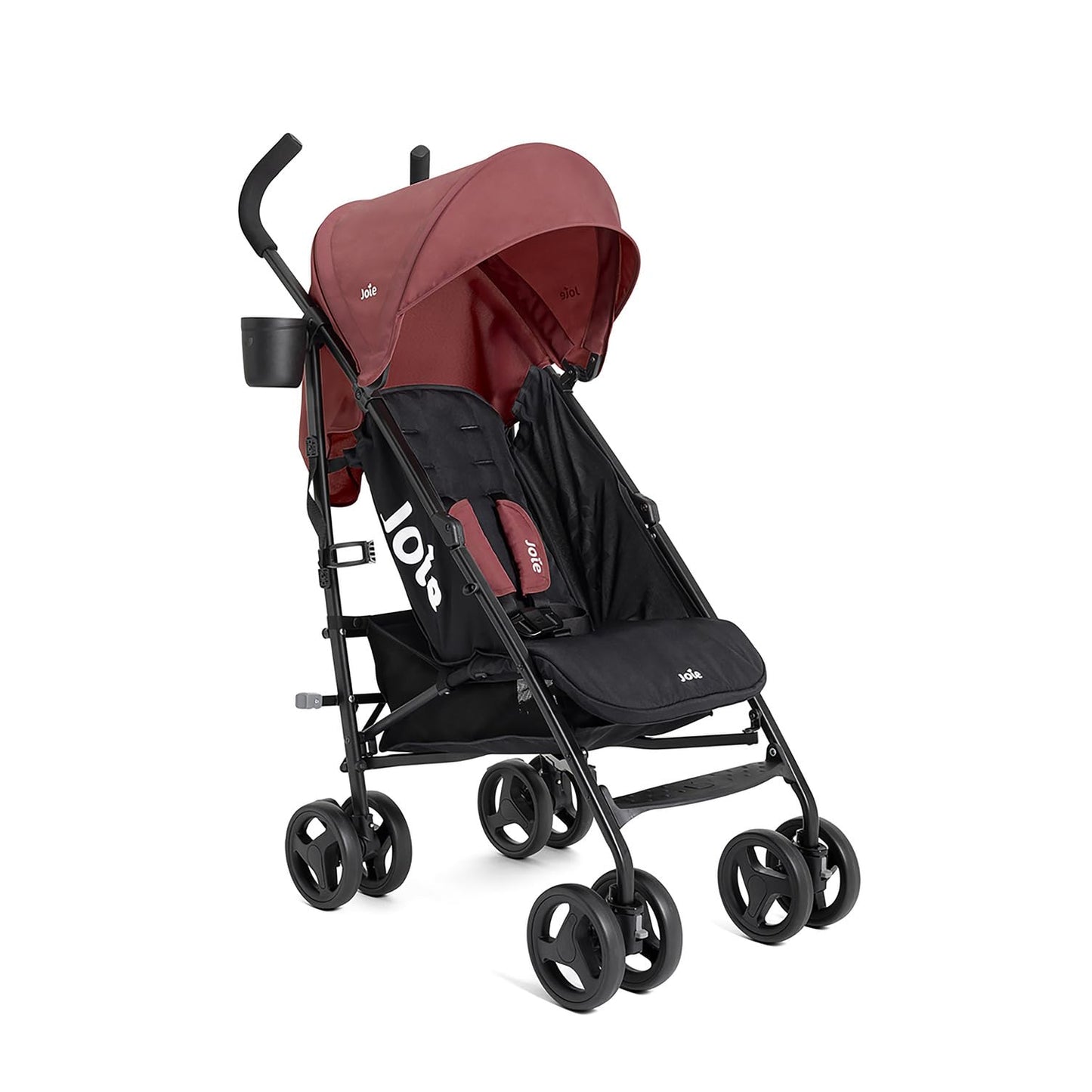 Joie Tansy Umbrella Stroller - Lightweight, Compact Folding With Multi-Position Recline - Travel-Friendly Stroller (Crimson)