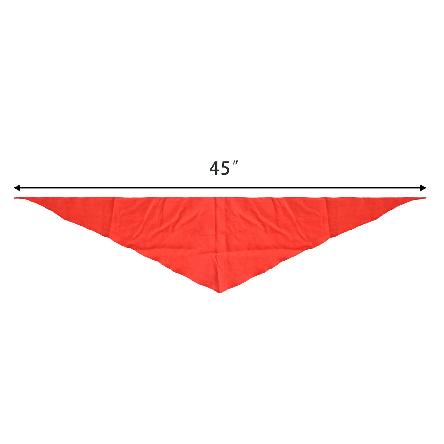 Bluecell 2Pcs Red Children Triangle Scarf Chinese Hong Ling Jin For Young Pioneer Of China(1.2M)