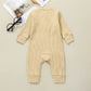 Iddolaka Newborn Baby Boy Girl Long Sleeve Romper Jumpsuit Bodysuit One Piece Coverall Outfit Fall Winter Clothes(F-Long Sleeve