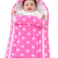 First Sleep Baby Newborn 3ZIPER Blanket Baby  Soft Winter Kids Blanket for (012 Months, 76x76cm) Pink