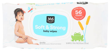 365 By Whole Foods Market, Baby Travel Wipes, 56 Count