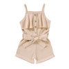 Tepuce 2T Girls Clothes Toddler Baby Strap Sleeveless One Piece Halter Romper Casual Summer Jumpsuit, Apricot Suspender Dress 2-
