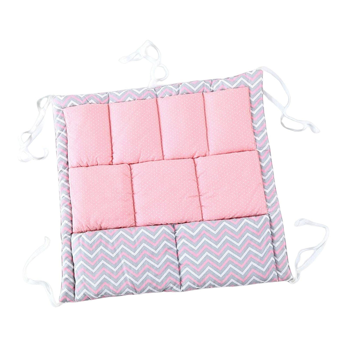 ATORSE Baby Crib Hanging Storage Bag Toys Clothing Organization for Wall Pink