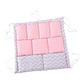 UJEAVETTE Baby Crib Hanging Storage Bag Toys Clothing Organization for Wall Pink