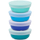 Re-Play 12 oz. Toddler Bowls Set of 4 with Lids - Kids Deep-Walled, Durable & Reusable Snack and Meal Bowls, Dishwasher & Microw