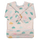 Sigzagor Baby Bib Sleeved Shirt With Pocket 1-3 years old Toddler Painting Drawing (Cloud)