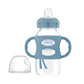 Dr. Brown's Options Wide-Neck Sippy Spout Baby Bottle with Silicone Handle, Blue, 9 Ounce