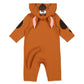 Scooby-Doo Infant Baby Boys Zip Up Cosplay Coverall Tail Brown 12-18 Months
