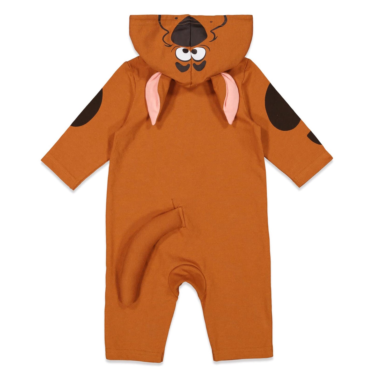 Scooby-Doo Infant Baby Boys Zip Up Cosplay Coverall Tail Brown 12-18 Months