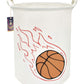 Hkec 19.7             Basketball Laundry Hamper, Dirty Clothes Hamper For Boys Room,Sports Laundry Basket,Toy Bins, Gift Baskets