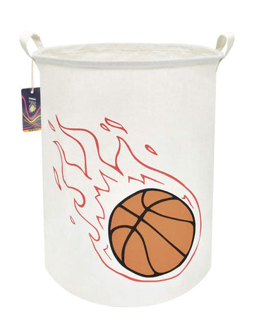 Hkec 19.7             Basketball Laundry Hamper, Dirty Clothes Hamper For Boys Room,Sports Laundry Basket,Toy Bins, Gift Baskets