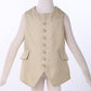 16Th Century Colonial Costume Boy'S Vest Revolutionary War Costume Waistcoat (14, Beige)