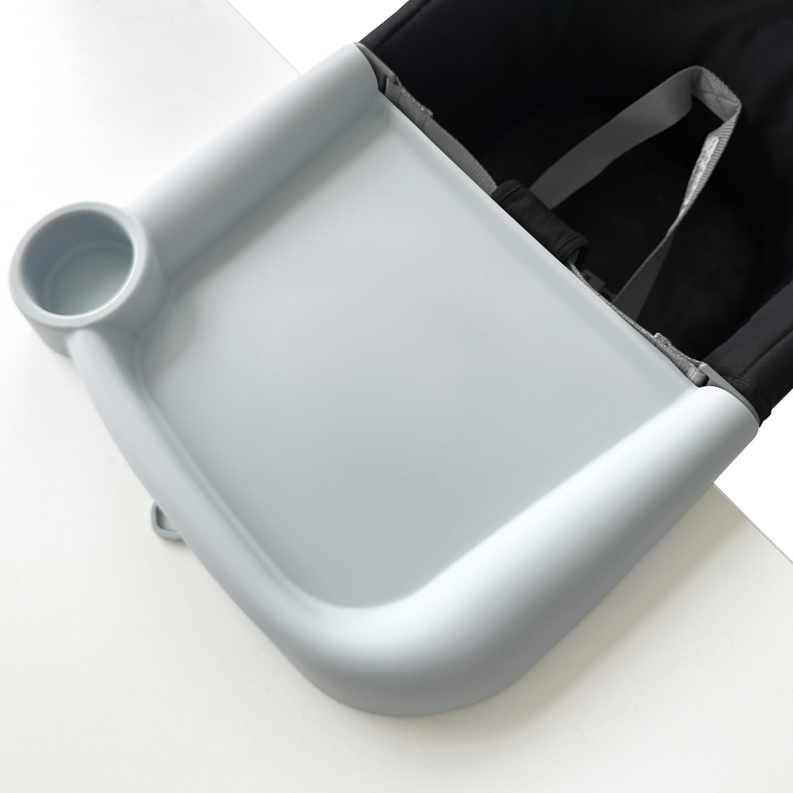 Silicone Baby Dining Tray Compatible with Inglesina Fast Table Chair & Other Hook-On High Chairs,Portable Clip-On Fast Table Cha