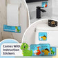 Dinosaur Potty Training Chart & 35 Magnetic Stickers - Potty Chart, Potty Training Sticker Chart, Potty Training Chart For Toddl