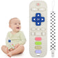 Chuya Silicone Baby Teether Toy TV Remote Control Shape Chew Toy for Babies 3+ Months, Teething Relief Baby Toys for Infants (Wh