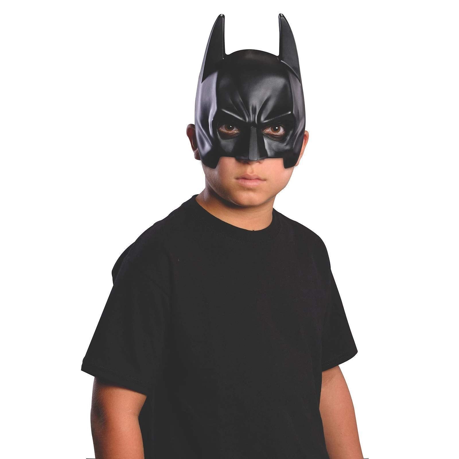 Rubie'S Costume Batman Child'S Chinless Vinyl Mask,Black – Cutebabybuy