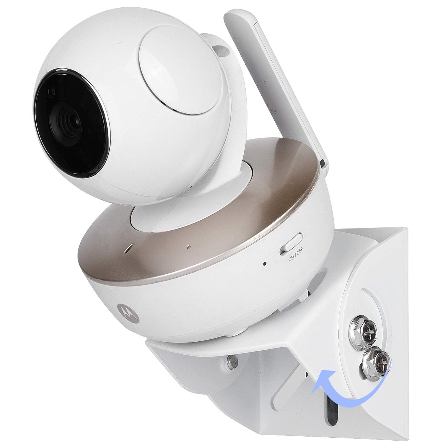 Adjustable Angle Wall Mount Bracket Compatible with Motorola Baby Monitor, Babysense, HelloBaby, VAVA, Arlo and Most Universal M