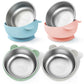 Bakpoco Stainless Steel Baby Bowls with Suction, 2-in-1 SUS304 Toddlers Bowl & Removable Silicone Suction Kids Bowl, Non Toxic S