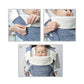 Bebamour Drool And Teething Reversible Cotton Pad For All Carry Positions Baby Carrier White Drool Bib For Boys & Girls(White)