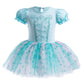 DYMCII Baby Girls Ariel Mermaid Princess Ballet Dress Leotards Skirted Tutu Kids Halloween Xmas Party Fancy Costume 4-5T
