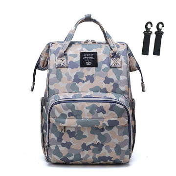 Starte Camo Diaper Bag Backpack, Large Multifunction Waterproof Travel Backpacks For Mom/Dad With Insulated Pockets&Stroller Str