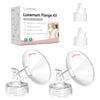 Breast Pump Parts for Spectra S1/S2/13 Plus, Not Original Accessories, Spectra Flange Inserts Replacement Include 28mmFlange&Duc