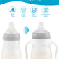 Sippy Cup Conversion Kit For Mam Bottles, Spill-Proof Transition Kit With Silicone Sippy Spout Nipple, Weighted Straw, Handle, 3