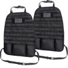Wynex Tactical Car Seat Back Organizer, Molle Panel Back Seat Protector, Universal Vehicle Seat Cover For Molle Pouches And Trav
