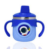 angaakar Stainless Steel Sipper Bottle with Straw 260ml (Blue)