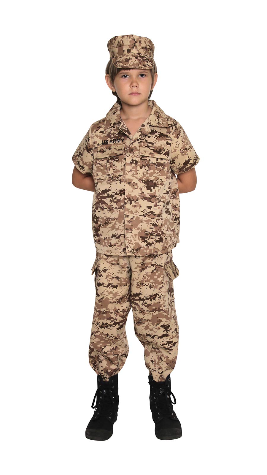Jason Party Army Costume For Kids Soldier Costume Military Costumes For Boys-Sdesert-Xl