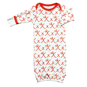 Babysoy Unisex Baby Organic Alphabet Gown Sleepsack Bundlers (06-09 Months, X)