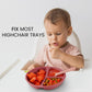 Cutebe 3 Pack Suction Plates For Baby Food Grade Silicone Baby Plates With Suction Microwave & Dishwasher Safe Toddler Plates Di