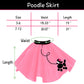 Poodle Skirt 1950S Costume Accessory Set Of 5Pcs For Girls,100 Days Of School Costume For Kids Pink