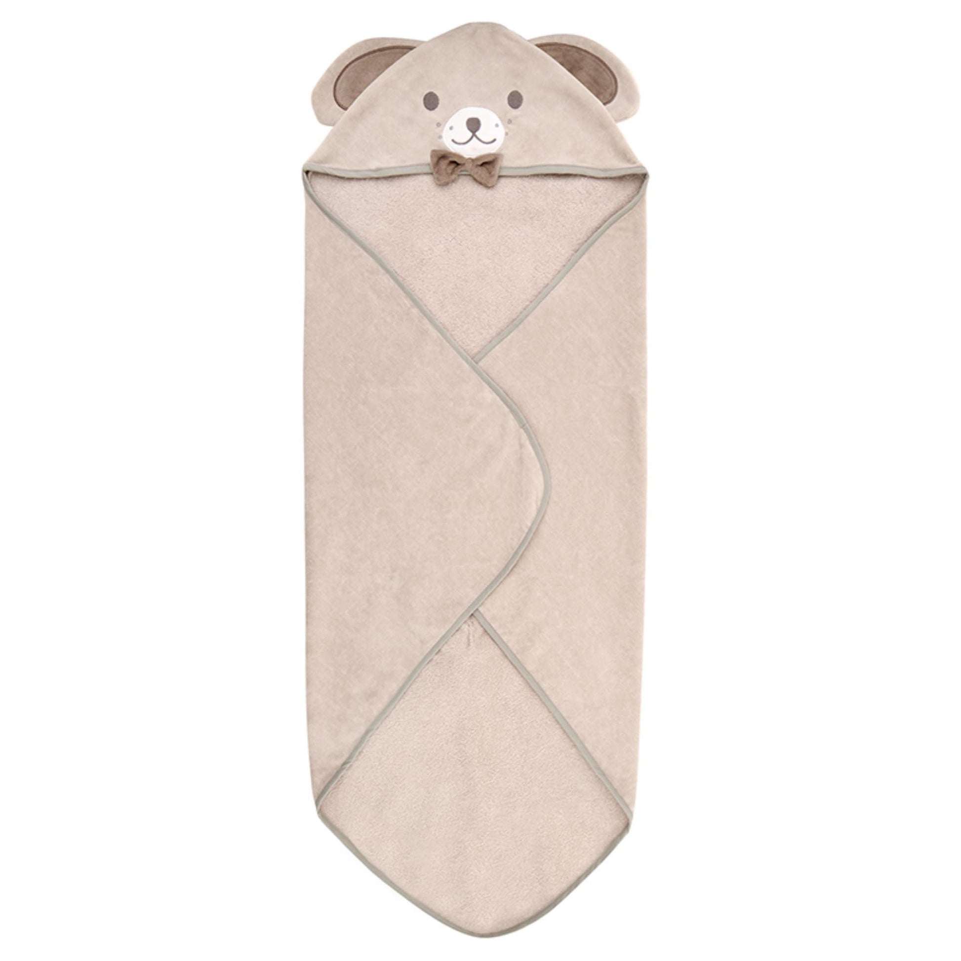 Stephan Baby Hooded Towel - 100% Cotton with Fun Animal Design for Infants and Toddlers, 31 Square, Puppy