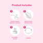 Spectra - Wide Breast Shield Set For Breast Milk Pumps - X-Large 32 Mm