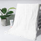 MomS Home Baby Super Soft Absorbent Muslin 6 Layer Wash Towel- 100X100 Cm - (0-3 Years)- White
