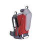 Phil&Teds Escape Child Carrier Frame Backpack, Red - Height Adjustable Body-Tech Harness - Articulating Dual Core Waist Belt - I