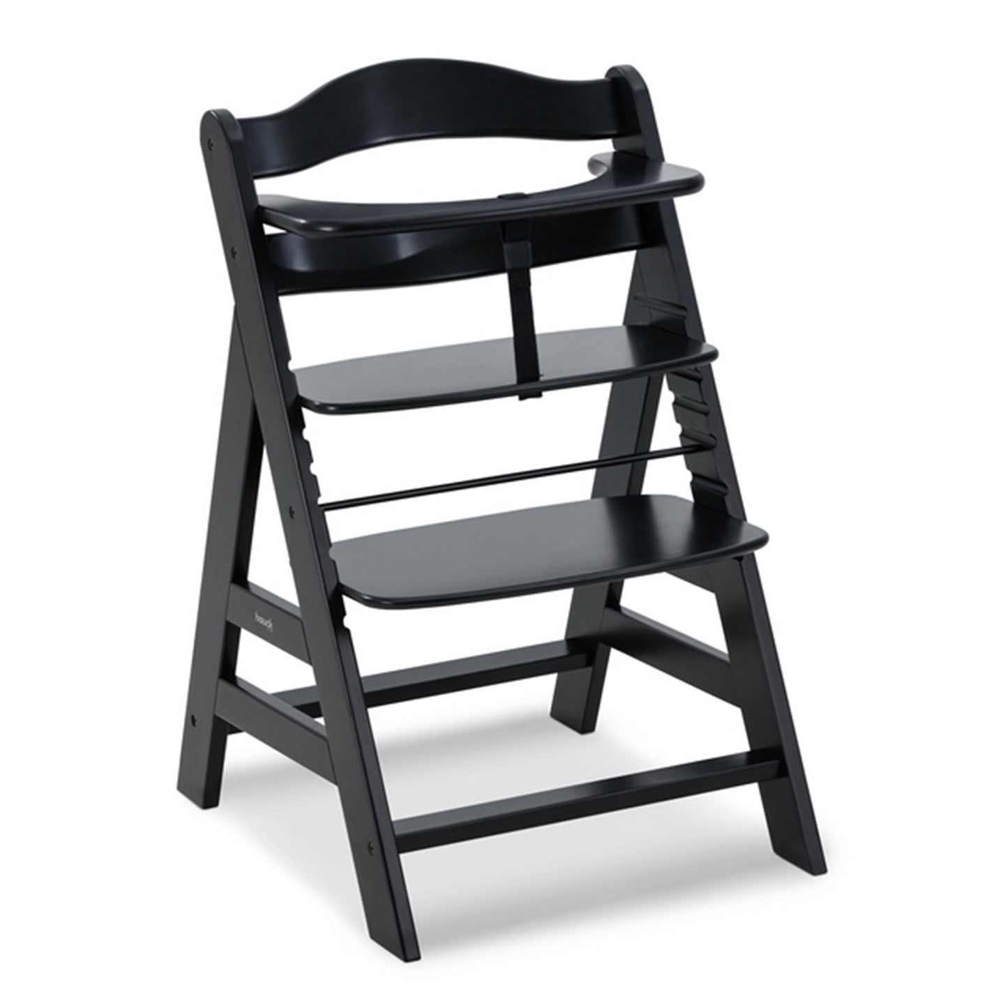 hauck Alpha+ High Chair for Children from 6 Months up to 90 kg, Includes Protective Bar, 5-Point Harness and Crotch Strap, FSC C