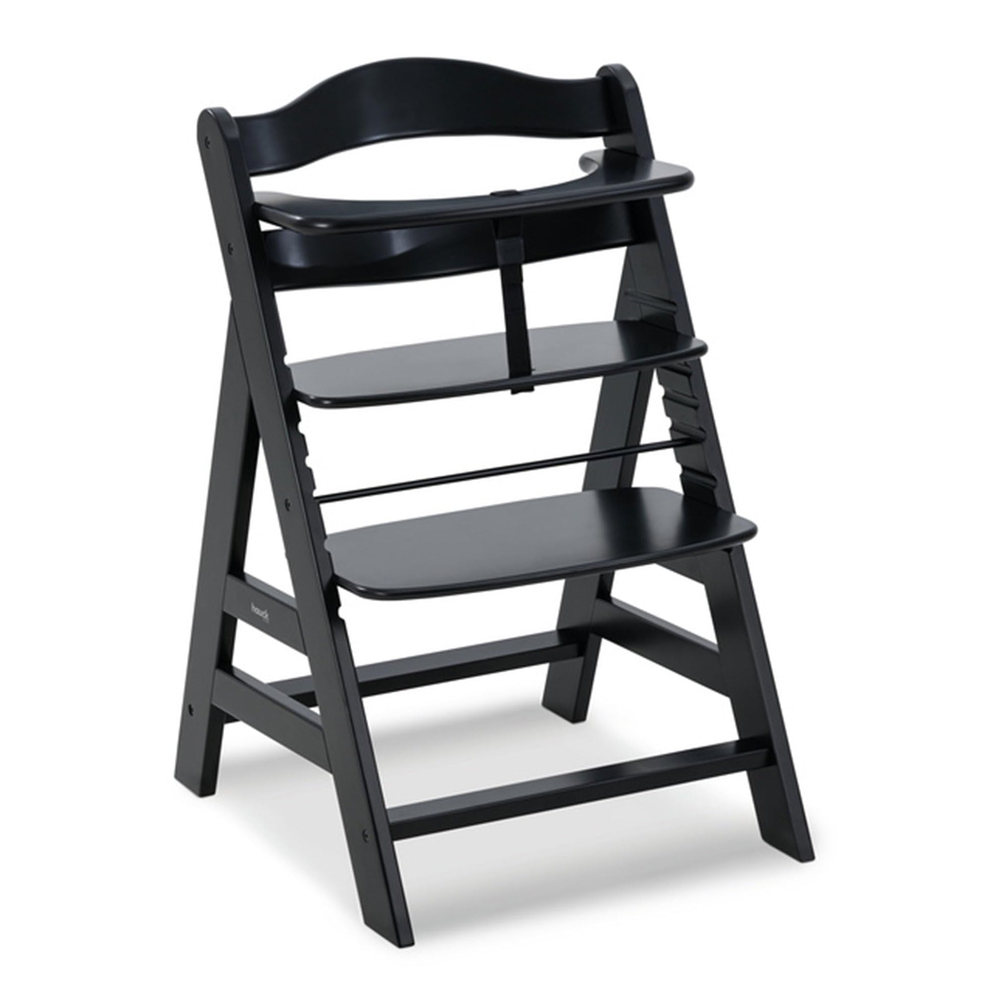 hauck Alpha+ High Chair for Children from 6 Months up to 90 kg, Includes Protective Bar, 5-Point Harness and Crotch Strap, FSC C