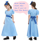 Nspstt Wendy Costume Girls Wendy Darling Costume Girl Halloween Princess Dress, 130
