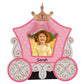 Personalized Baby Photo Frame Christmas Tree Ornament - Baby Girl Princess Carriage Ornament - Pink Baby Ornament - Unique Keeps