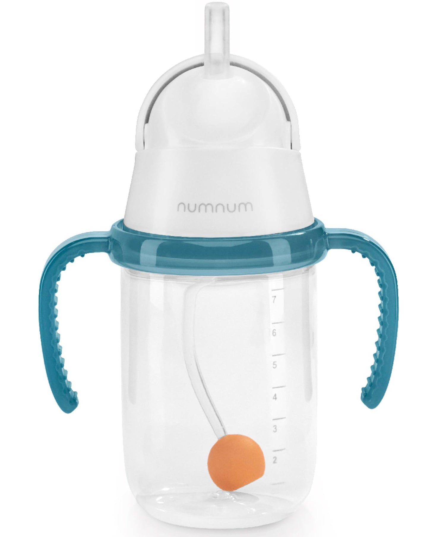 NumNum Baby Straw Cup, Weighted Straw Cup, Spill Proof Sippy Cups with Straw for 6-12 Months, Toddler Drinking Cups, Baby Essent