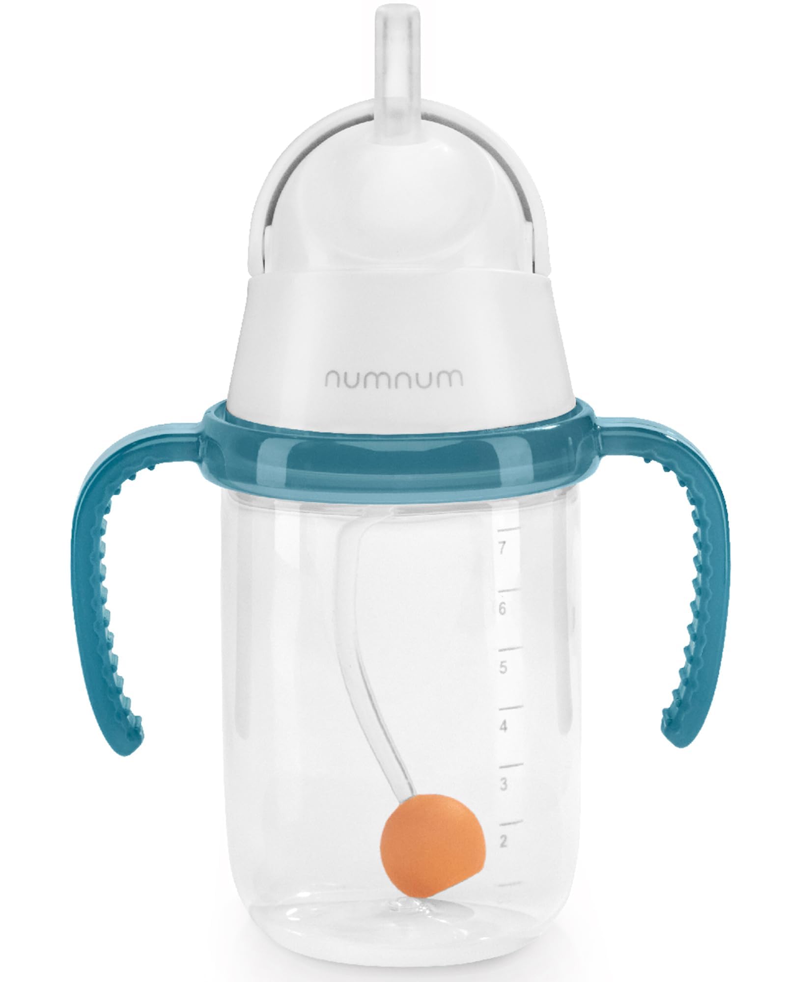 NumNum Baby Straw Cup, Weighted Straw Cup, Spill Proof Sippy Cups with Straw for 6-12 Months, Toddler Drinking Cups, Baby Essent