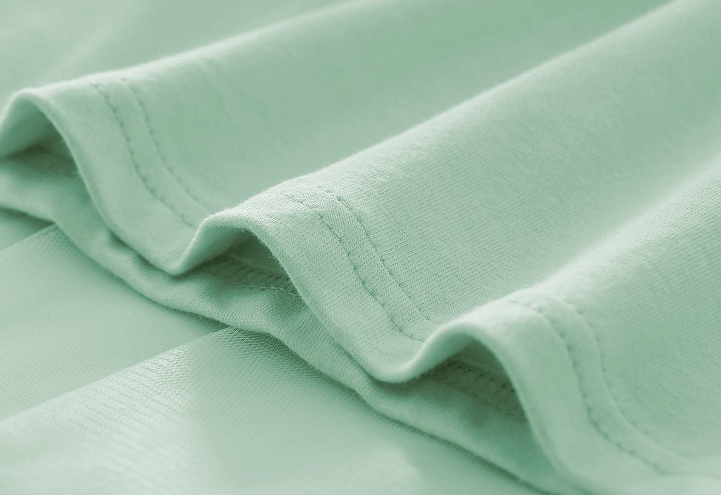 Lyxiof Girls Tutu Dress Casual Tulle Summer Solid Color Ruffle Sleeve Dress Green 130Cm