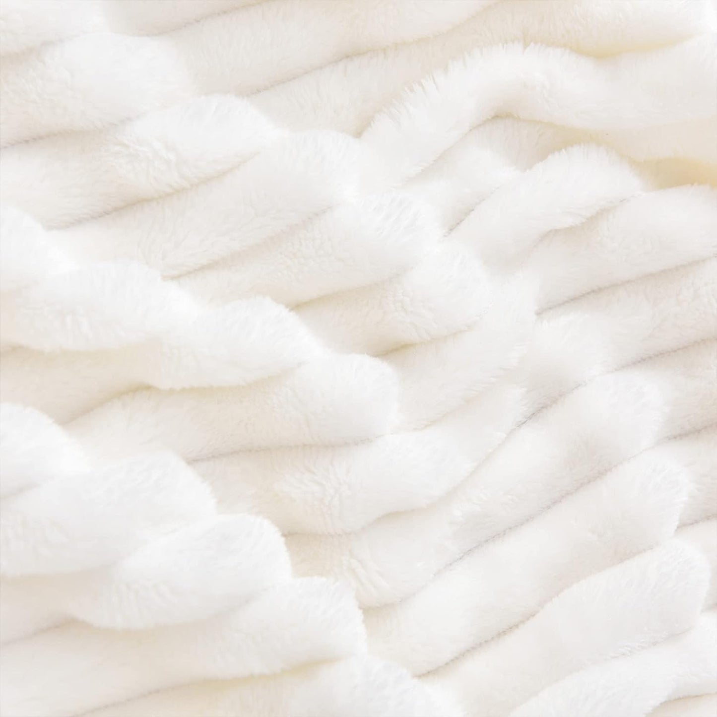 Bedelite Baby Blankets For Boys Girls - 3D Ribbed Jacquard Cute Fuzzy Fleece Blanket, Warm And Breathable Soft Cozy Infant Toddl