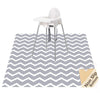 Splat Mat For Under High Chair/Arts/Crafts, Womumon Washable Spill Mat Waterproof Non-Slip Floor Protector Baby Splash Mat, Mess