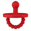 Ryan & Rose Cutie Pat Pacifier Teether (Bulb, Red)