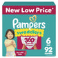 Pampers Diapers - Swaddlers 360 - Size 6, 92 Count, up to 100% Leakproof Comfy Dry Fit, Designed for Easy Changes, Pull On Baby 